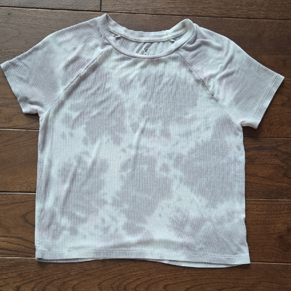 American Eagle Outfitters Soft & Sexy Ribbed Top Tie Dye Tee S